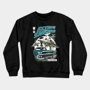 Flying Saucers Crewneck Sweatshirt